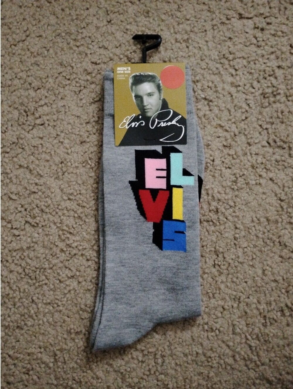 Official Elvis Presley Men’s Crew Socks